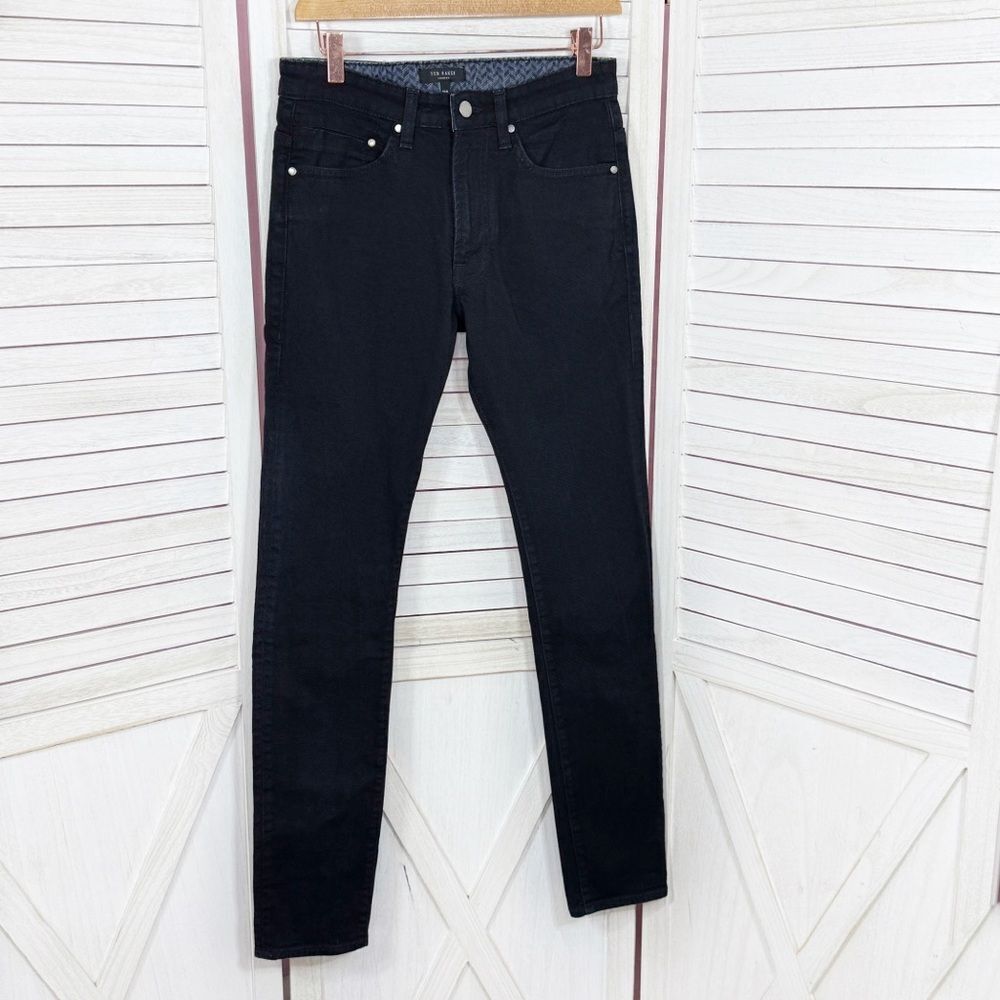 Ted Baker London Jeans Mens 28R X‎ 31 Dark Blue Skinny Stretch Tapered Midnight